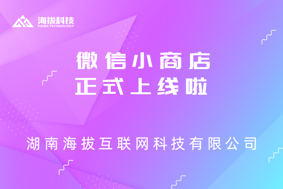 微信小商店正式上线啦